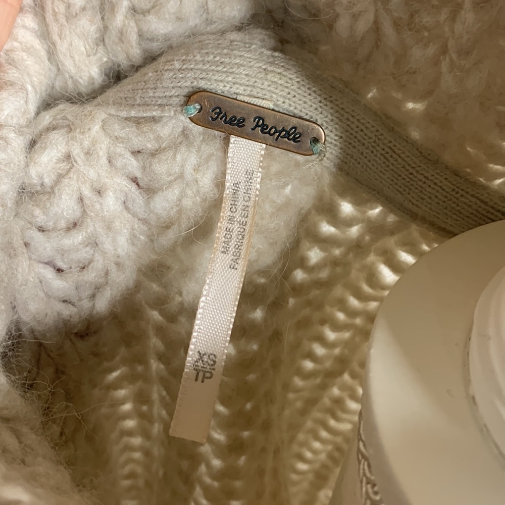 Free People Chunky Fluffy Fox Sweater - Picture 4 of 6